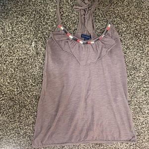 American Eagle light brown tank top